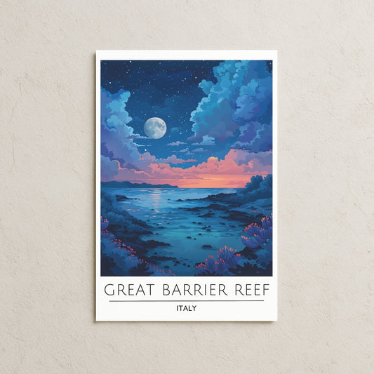 Dark Great Barrier Reef Posteri