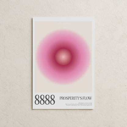 8888 Prosperity's Flow Posteri