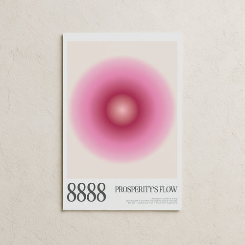 8888 Prosperity's Flow Posteri