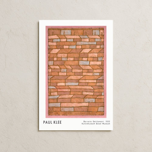 Paul Klee - Barracks Settlement, 1932 Posteri