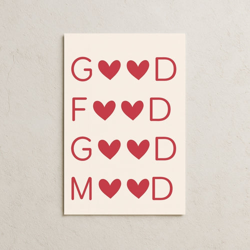 Good Food Good Mood Posteri