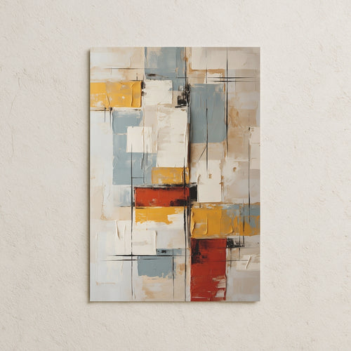 Kabartma Desenli Yağlı Boya Posteri-4