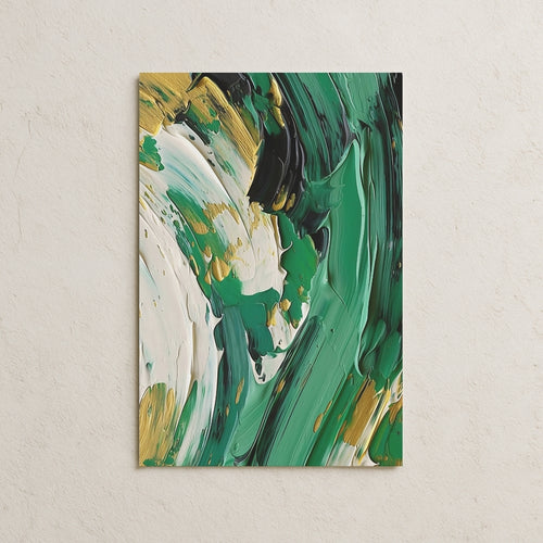 Kabartma Desenli Yağlı Boya Posteri