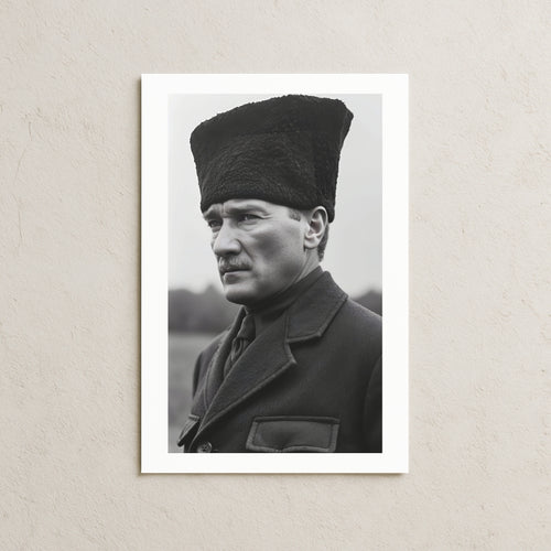 Atatürk Yakın Portre Posteri