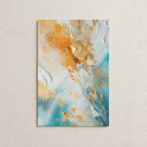 Kabartma Desenli Yağlı Boya Posteri-5