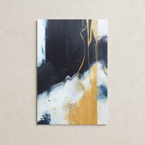 Kabartma Desenli Dalga Motifi Posteri-5