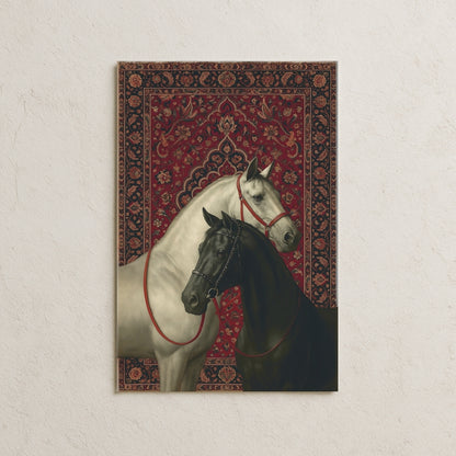 Siyah Beyaz At Posteri