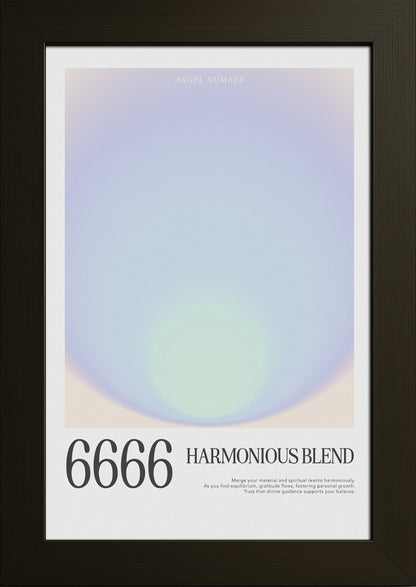 6666 Harmonious Blend Posteri