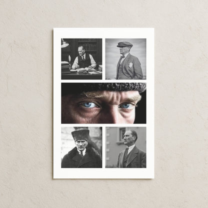 Atatürk Kolaj Posteri
