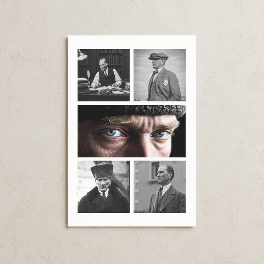 Atatürk Kolaj Posteri