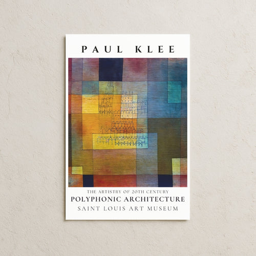 Paul Klee - Polyphonic Architecture Posteri