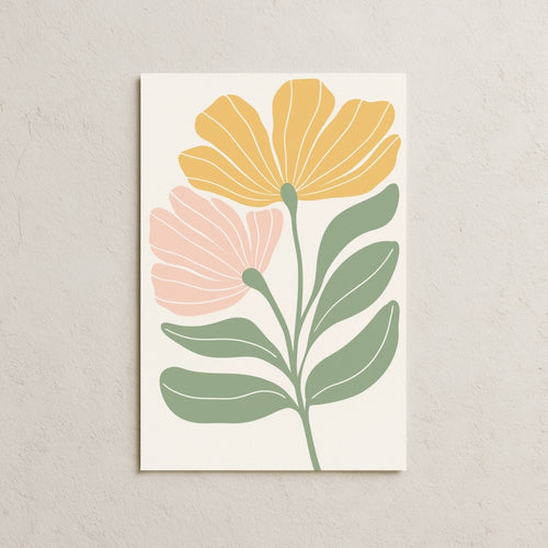 Renkli Çiçekler Posteri-4