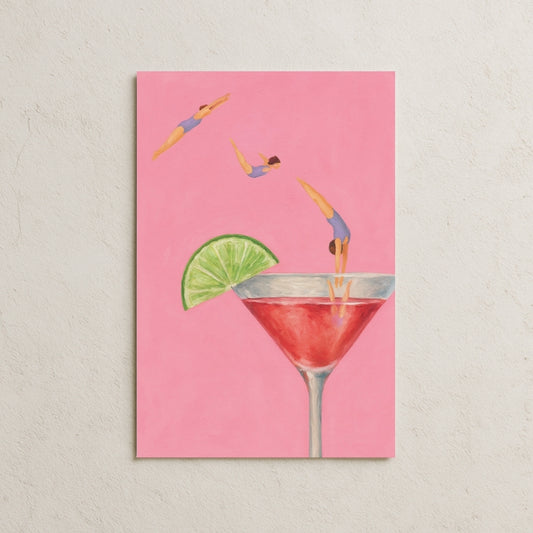 Martini Bardağına Serbest Dalış Posteri