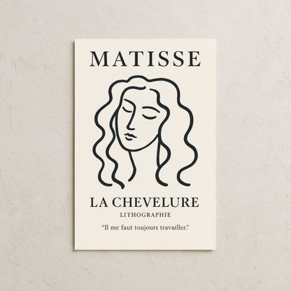 Matisse La Chevelure Posteri