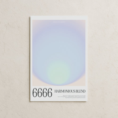 6666 Harmonious Blend Posteri