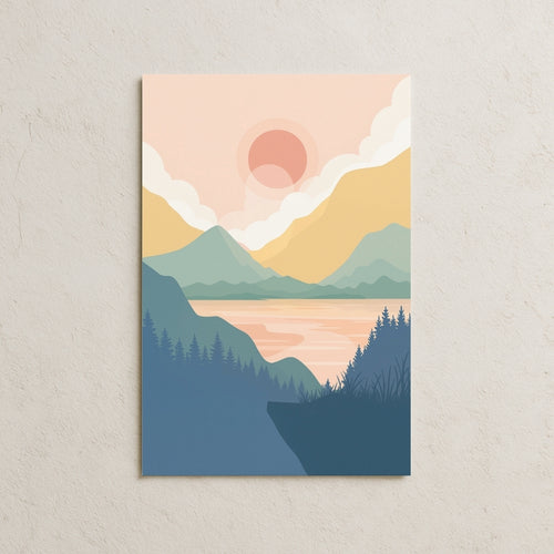 Dağ Manzarası Posteri-8