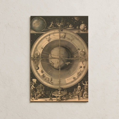 Dünya Ekseni Sanatsal Çalışması Posteri