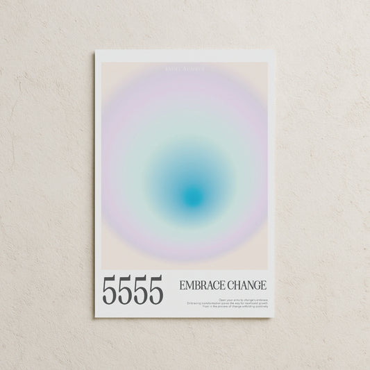 5555 Embrace Change Posteri