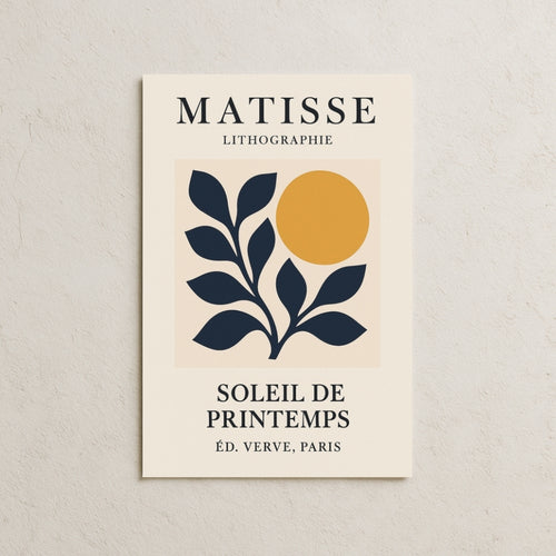 Matisse Soleil De Printemps Posteri