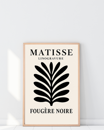 Matisse Fougere Noire Posteri