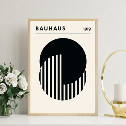 Bauhaus 1919 Black Posteri