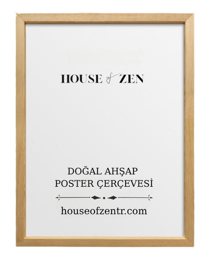 meşe ahşap çerçeve