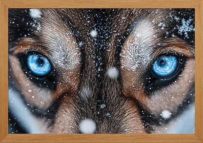 Mavi Gözlü Köpek Posteri