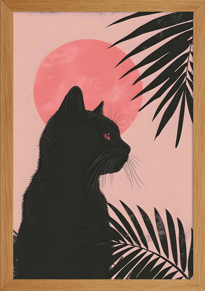 Pembe Gözlü Kedi Posteri