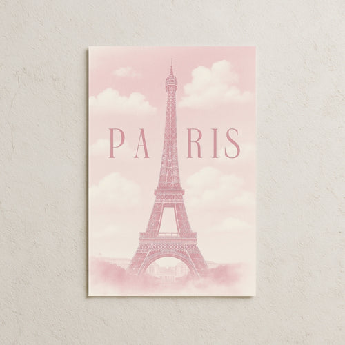 Pembe Tonda Paris Posteri