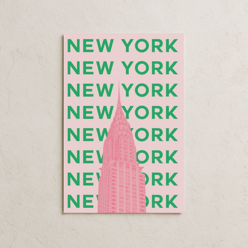 New York Empire State Binası Posteri