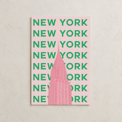 New York Empire State Binası Posteri