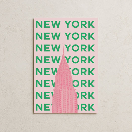 New York Empire State Binası Posteri