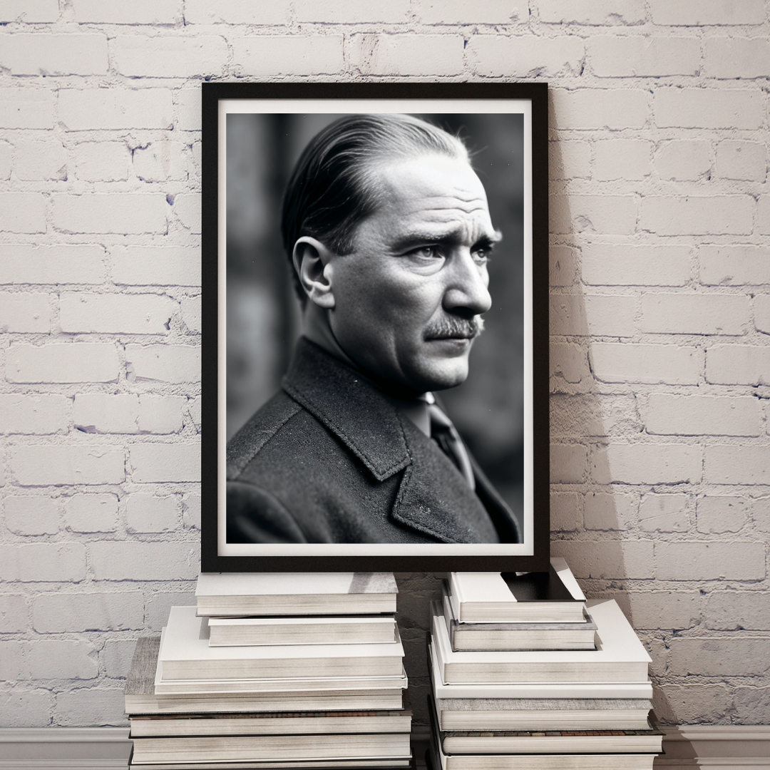 Atatürk Siyah-Beyaz Posteri