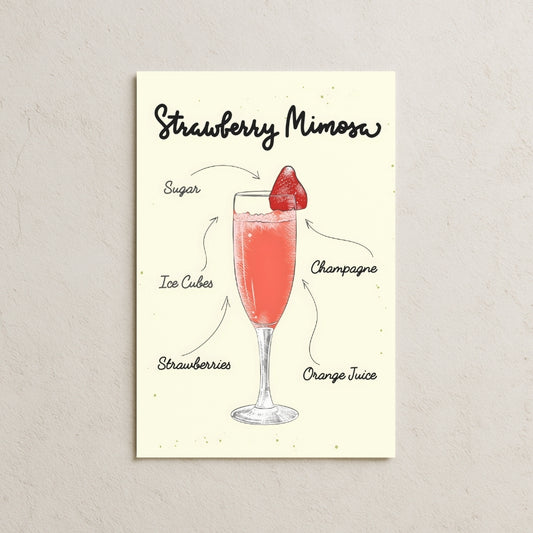 Strawberry Mimosa Posteri