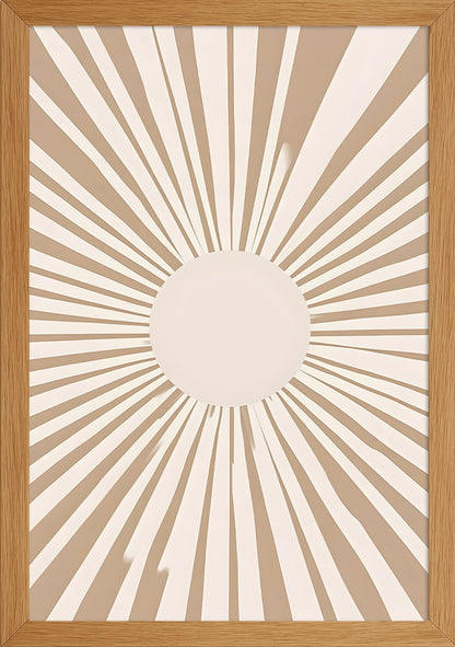 Çizgisel Güneş Işınları Posteri-2