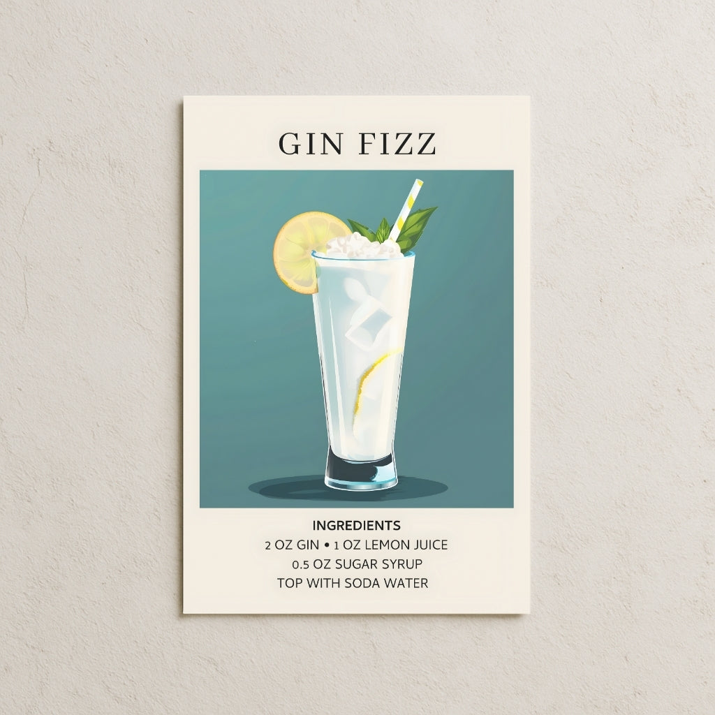 Gin Fizz Posteri