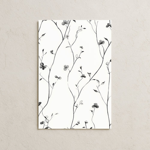 İnce Dallar ve Çiçekler Posteri-1