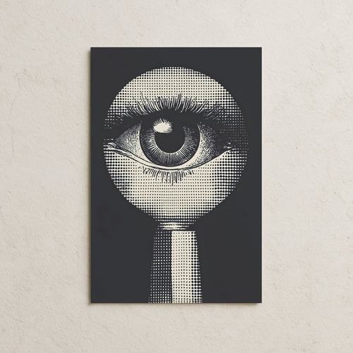 Kapı Kilidindeki Göz Posteri