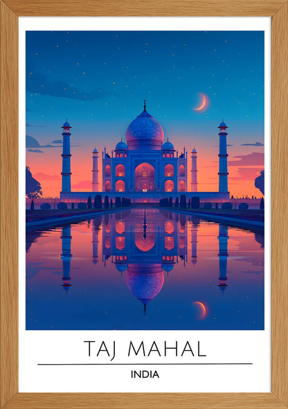 Dark Taj Mahal Posteri