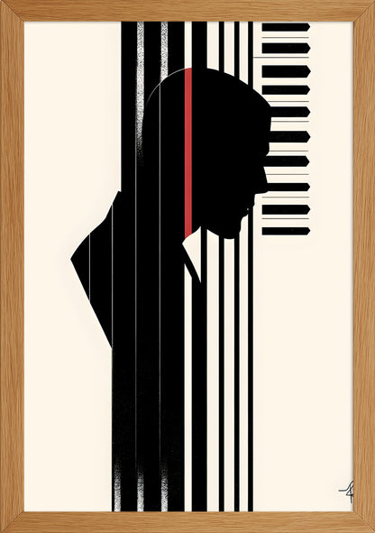 Çizgilere Sıkışmış Adam Posteri