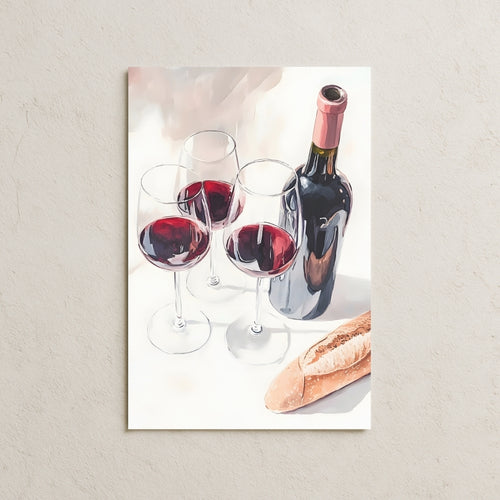 Şarap ve Üç Kadeh Posteri