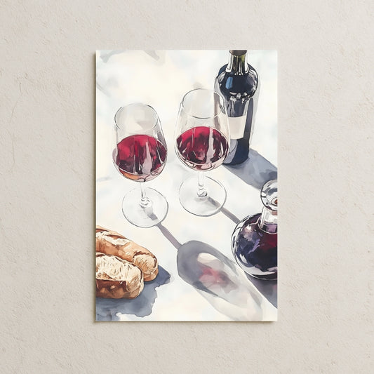 Şarap ve İki Kadeh Posteri