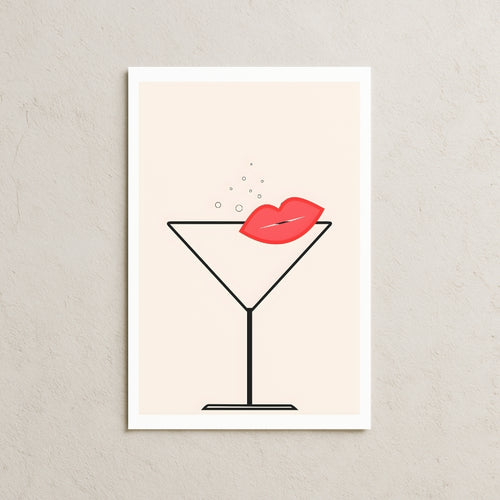 Kadeh Çizim Temalı Poster-2