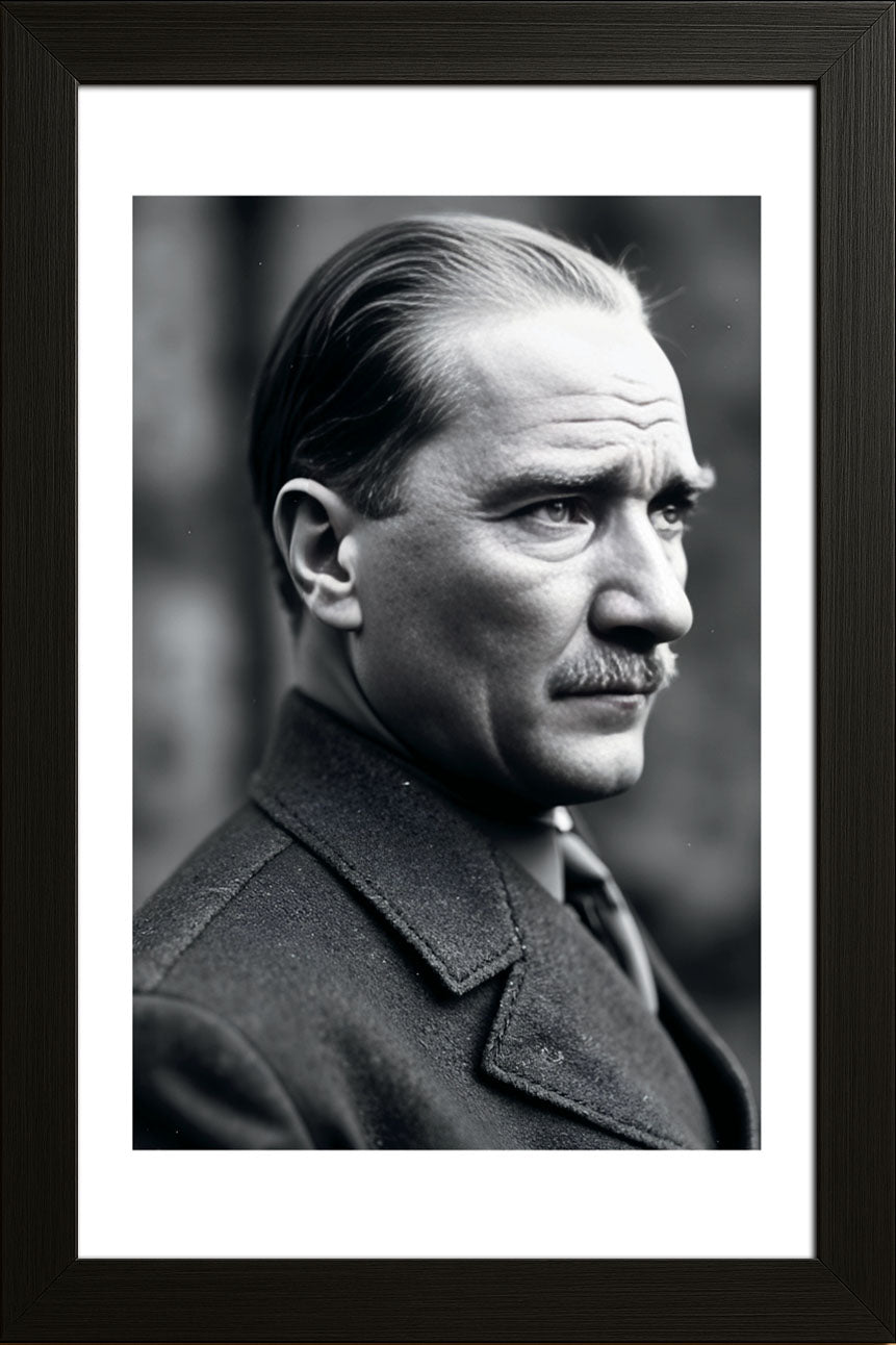 Atatürk Siyah-Beyaz Posteri