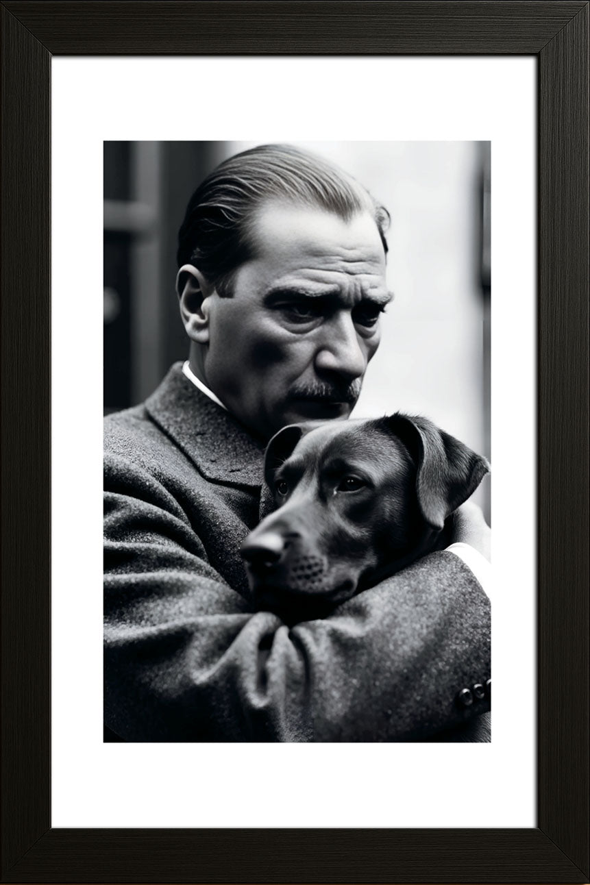 Atatürk ve Köpeği Posteri