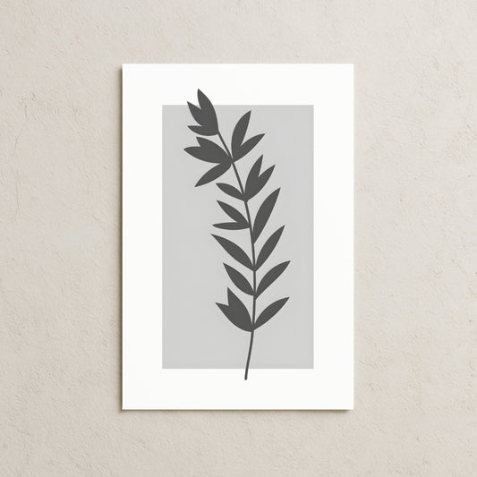 Çizgisel Yapraklar Posteri-1