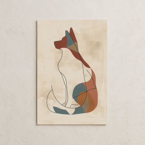 2 Boyutlu Çizim-Köpek Posteri-1