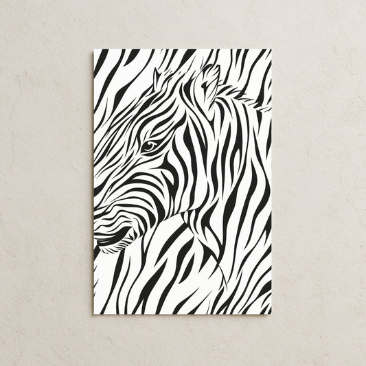 Kamufle Zebra Posteri