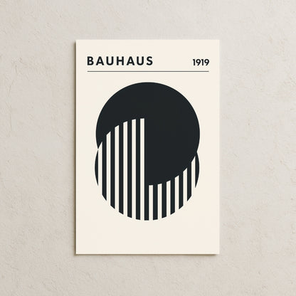 Bauhaus 1919 Black Posteri