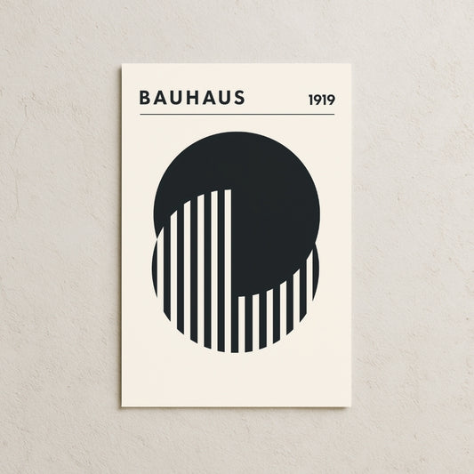 Bauhaus 1919 Black Posteri